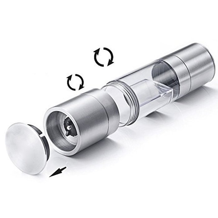 Cusfull Manual Coffee Grinder Stainless Steel Coffee Bean Grinder Adjustable Portable N5