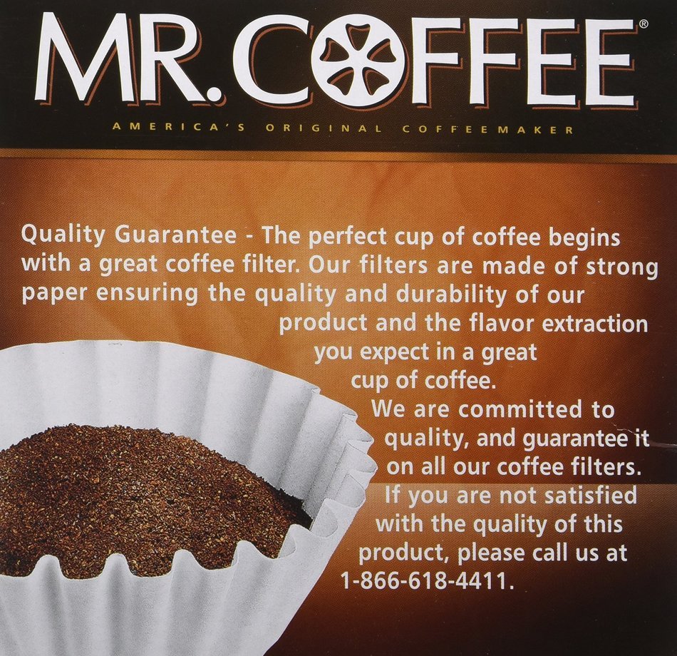 Rockline Industries Inc JR100 "4 Cup" 100-Count Coffee Filter For Mr. Coffee JR-4