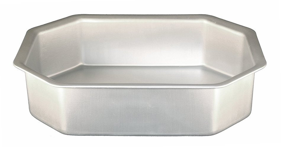 Fat Daddio's Anodized Aluminum Corner Cut Cake Pan, 15 x 3
