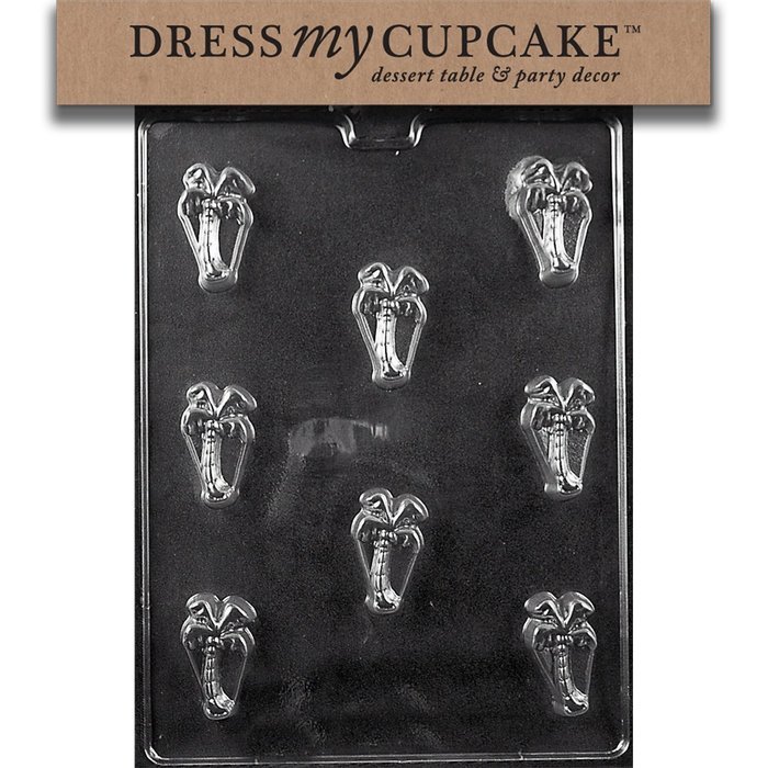 Dress My Cupcake Chocolate Candy Mold, Bite Size Palm Tree