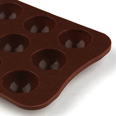 Sher Silicone Gold Ingot Shaped Sugarcraft Mold for Candy/Cookie/Jelly/Chocolate N5