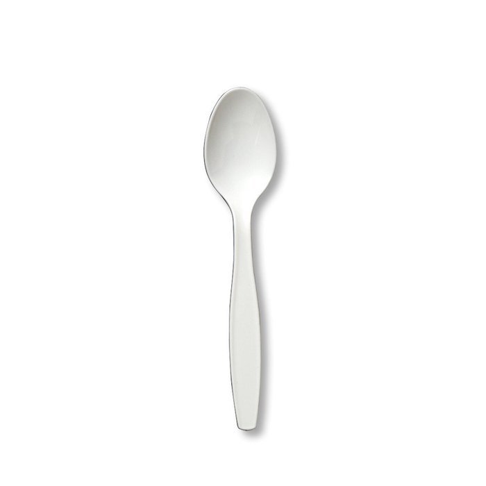 Creative Converting Touch of Color Premium 24 Count Plastic Spoons, Chocolate Brown N2