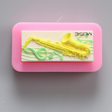 Sher Sax Chocolate Silicone Molds,Cake Molds,Soap Molds,Decoration Tools Bakeware N5