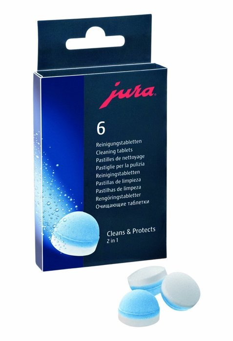 Jura Claris Blue Water Filter Cartridges (x3) and Cleaning Tablets (6 Tabletts) Combo Pack