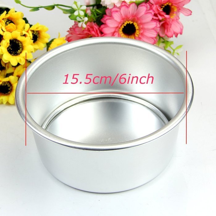 MImgo Store 2" 4" 5" 6" Reusable Round Cake Tin Panloose Base Bottom Wedding Cake Mould With Removeable Bottom... N4