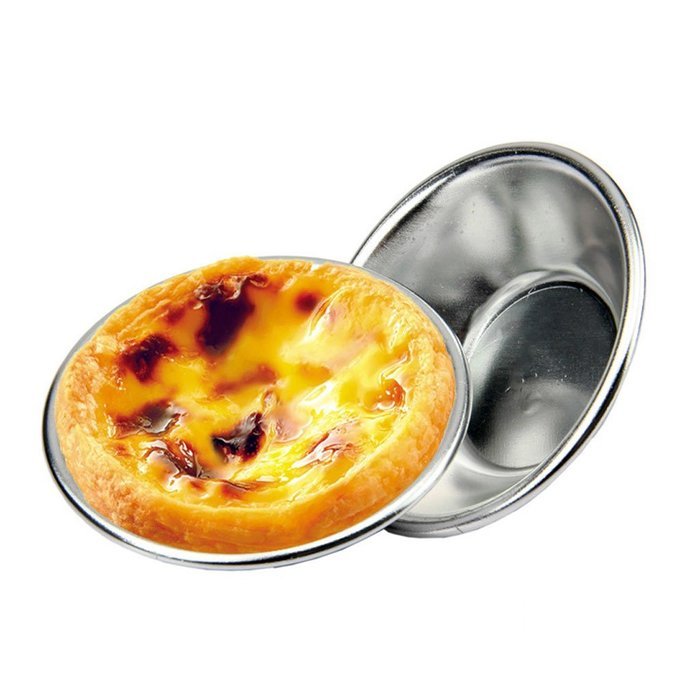10pcs Anodic Aluminum Egg Tart Mold Cupcake Cookie Mould Maker Kitchen Tool N6
