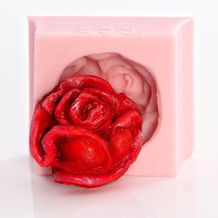 Silicone Rose Mold Food Safe Fondant, Chocolate, Candy, Mint, Resin, Polymer Clay, Soap, Wax, Jewelry, Craft Mold... N2