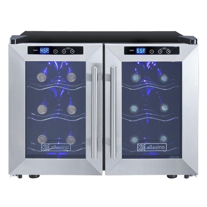 Allavino CDWR29-2SWT Cascina Series 29 Bottle Dual Zone Wine Refrigerator N46
