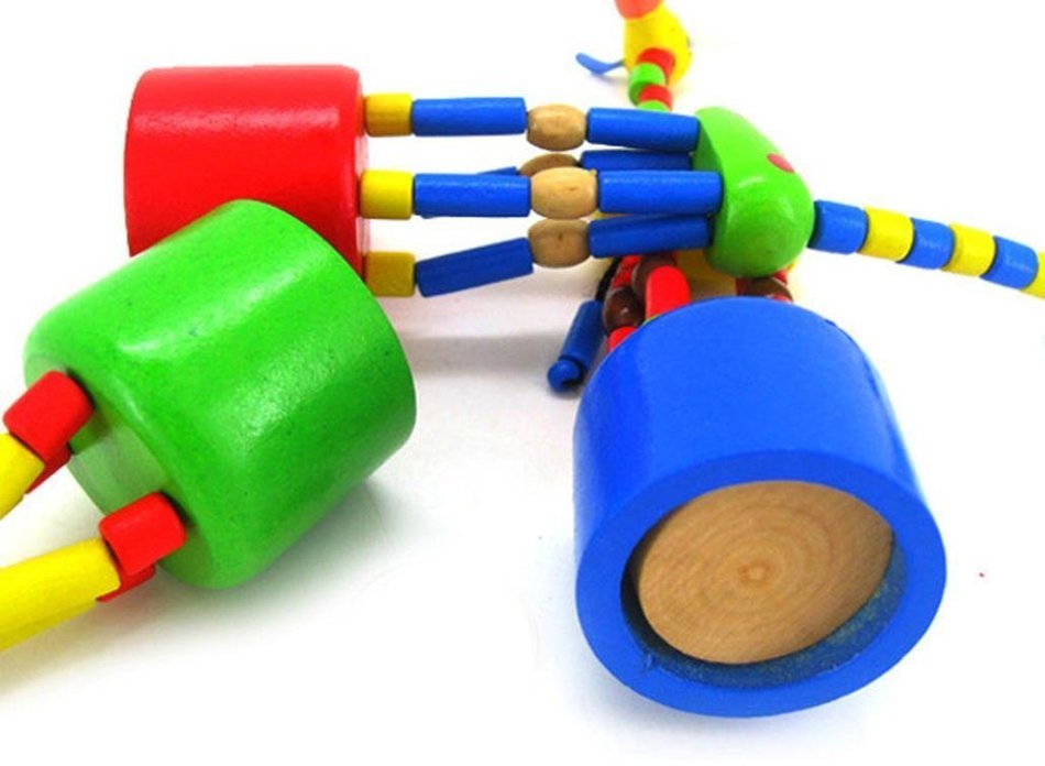 Giraffe Wooden Toy ，BeautyVan Intelligence Toy Dancing Colorful Rocking Giraffe Wooden Toy