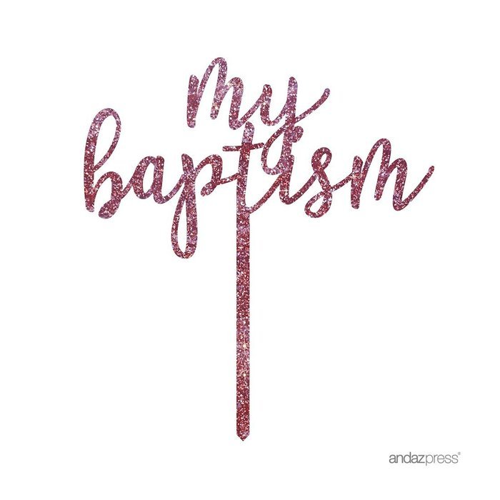 Andaz Press Baby Shower Acrylic Cake Toppers, Gold Glitter, Oh Baby, 1-Pack, Nautical Ocean Themed Party Decor... N60