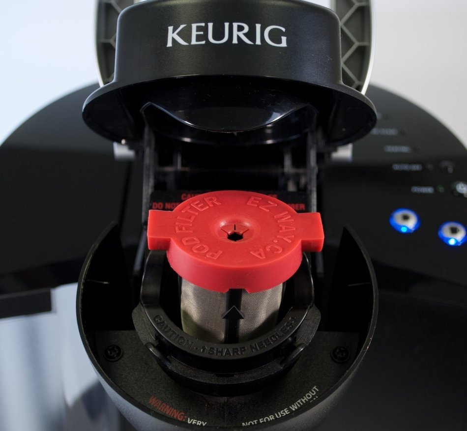 Advance K-cup- Taste Enhancer K Cup- Stainless Steel Gold Tone Filter, Reusable K-cup- with Sealed Fresh Locker... N9