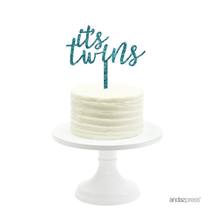 Andaz Press Baby Shower Acrylic Cake Toppers, Gold Glitter, Oh Baby, 1-Pack, Nautical Ocean Themed Party Decor... N67