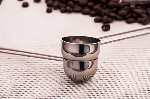 Iable 1PCS X Coffee Tea Spice Measure Scoop Stirring Spoon Stainless Steel Long Handle 10g N2