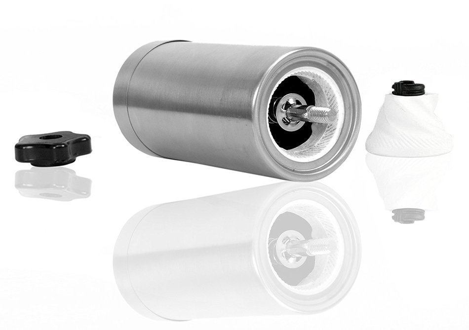 Orvite Ceramic Burr Manual Coffee Grinder - Portable Stainless Steel Conical Coffee Mill with Hand Crank - Aeropress... N6