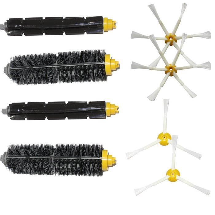 I-Clean Replacement Brush For iRobot Roomba 700 series 760 770 780 Bristle Brush Flexible Beater Brush Sidebrush... N2