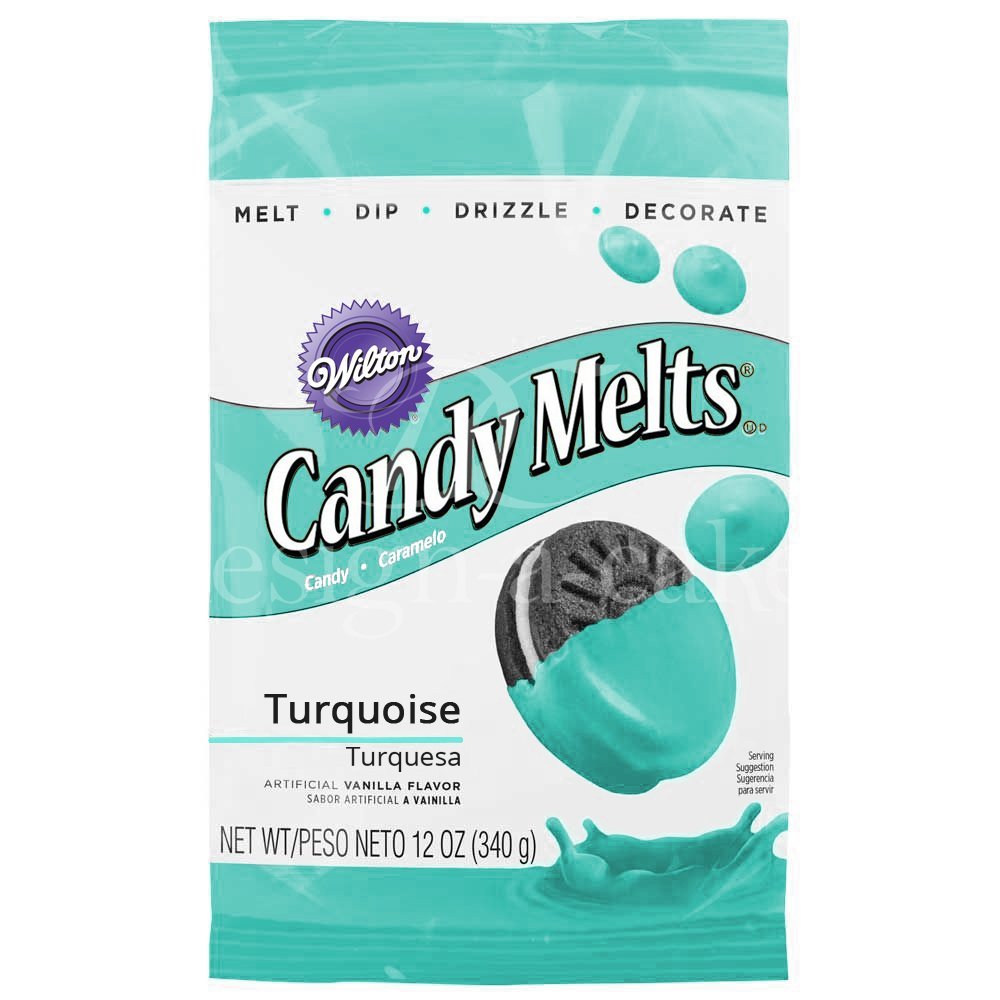 Wilton 1911 9424 Turquoise Candy Melts Candy Free Image Download   5637174 