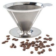 Pour Over Coffee Filter - Stainless Steel Reusable Coffee Maker and Paperless Coffee Dripper N4