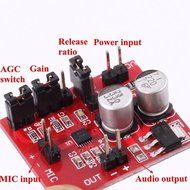 Qianson MAX9814 Electret Microphone Amplifier Module Mic Signal Amp With AGC Function DC 3.6-12V For Arduino N4