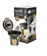 Solofill K3 GOLD CUP 24K Plated Refillable Filter Cup for Coffee Pod N2