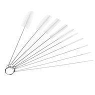 EBYTOP Nylon Tube Pipe Cleaning Brush Set for Glasses Keyboard Cleaning,with Housing Box,10PCS N2
