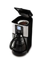 Mr. Coffee FTX41 12-Cup Programmable Coffeemaker, Black and Chrome N4