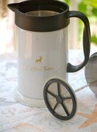 Coffee Press Carafe-made by Coffeebeau-durable stainless steel-one of a kind design-makes natural brewed coffee-Perfect... N5
