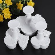 Joylive 3pcs Cherry Fondant Cake Decorating Sugarcraft Mold Cookie Plunger Cutters Tools N3