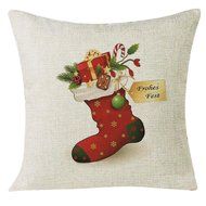Christmas Pillow Case,Beautyvan Xmas Christmas Festival Sofa Home Decoration Socks Pillow Case Cushion Cover (L) N9