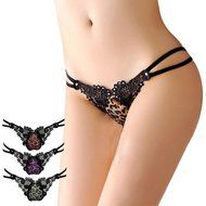 Underpants ，Beautyvan Comfortable 2016 New Womens Leopard Thongs G-string T-back Panties Knickers Lingerie (A) N7