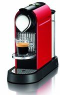 Nespresso Citiz C110-us-re Household Espresso Coffee Maker, Fire Engine Red with 16 Startup Coffee Sampler