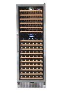 Professional 166 Bottle Dual Zone Built-In Wine Refrigerator N2