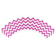 AllyDrew Standard Size Chevron Cupcake Wrappers (Set of 20), Orange N16