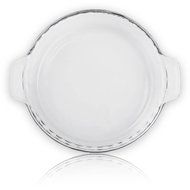 9.5 Inch - Clear Glass Baking Deep Pie Dish Plate N2