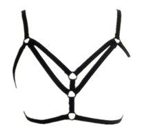 Underwear, PHOTNO Women Bandage Alluring Harness Elastic Cage Strappy Hollow Out Bra Bustier N9