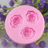 Sher Flowers Shaped Bake fandant mold,L9cmW9cmH1cm N3
