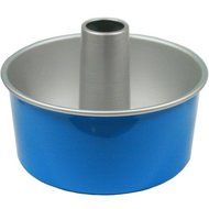Easy to Wash, Colored Aluminium Chiffon Cake Pan (Blue) N2
