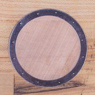 Simple Life Cycle Reusable AeroPress Filter Disc- Premium Stainless Steel (1, Bronze) N2