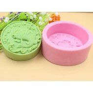 Y&amp;XL&amp;H Carp Fish Flower Shaped Fondant Cake Chocolate Mold