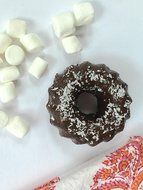 1 Pack 6 Cavity Donut Pan BONUS EBOOK! 100% Food Grade Top Silicone Baking Pan, BPA-Free, Non-Stick, Full Size... N7
