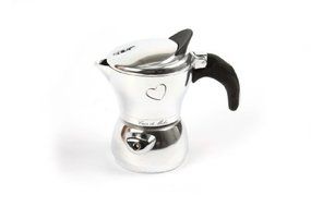 Bialetti: Cuor di Moka Silver - 1 Cup N7