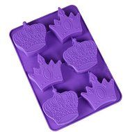Y&amp;XL&amp;H 6 Hole Silicone Crown Cake Chocolate Soap Pudding Jelly Candy Ice Cookie Biscuit Mould Pan Random Color