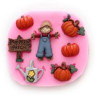 Wholeport Pumpkin Mold Christmas mold Fondant Mold Candy Mold Cake Decorating Mold