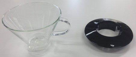 Kalita Wave Dripper 185 series glass [2-4] people for Black # 05039 (japan import) N3