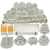 Marrywindix 68pcs 21 Sets Cake Decration Tool Set By Catalina Fondant Cake Cutter Mold Sugarcraft Icing Decorating... N5