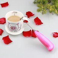 GOTD Electric Milk Frother Handheld Milk Wand Mixer Frother for Latte Coffee Hot Milk Drinks Stirrer Egg Beater... N8