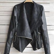 Jacket,Morecome Fashion Vintage Women Biker Motorcycle Leather Zipper Coat N8