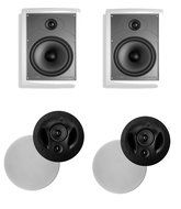 Polk Audio 90-RT In-Ceiling Speaker (Pair) Plus A Polk Audio MC85 In-Wall Speaker (Pair)