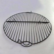 Sher Foldable Round Cake Cooling Rack for Cake Bread Cupcake Baking Tool Nonstick Coated Carbon Steel Black Color N4
