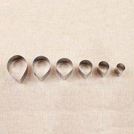MuLuo 6pcs Stainless Steel Cake Mold Process Decorative Flower Sugar Tool N2