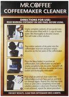 Mr. Coffee Coffeemaker Cleaner for All Automatic Drip Coffeemakers, 2-Ounce Box (Pack of 9) N8